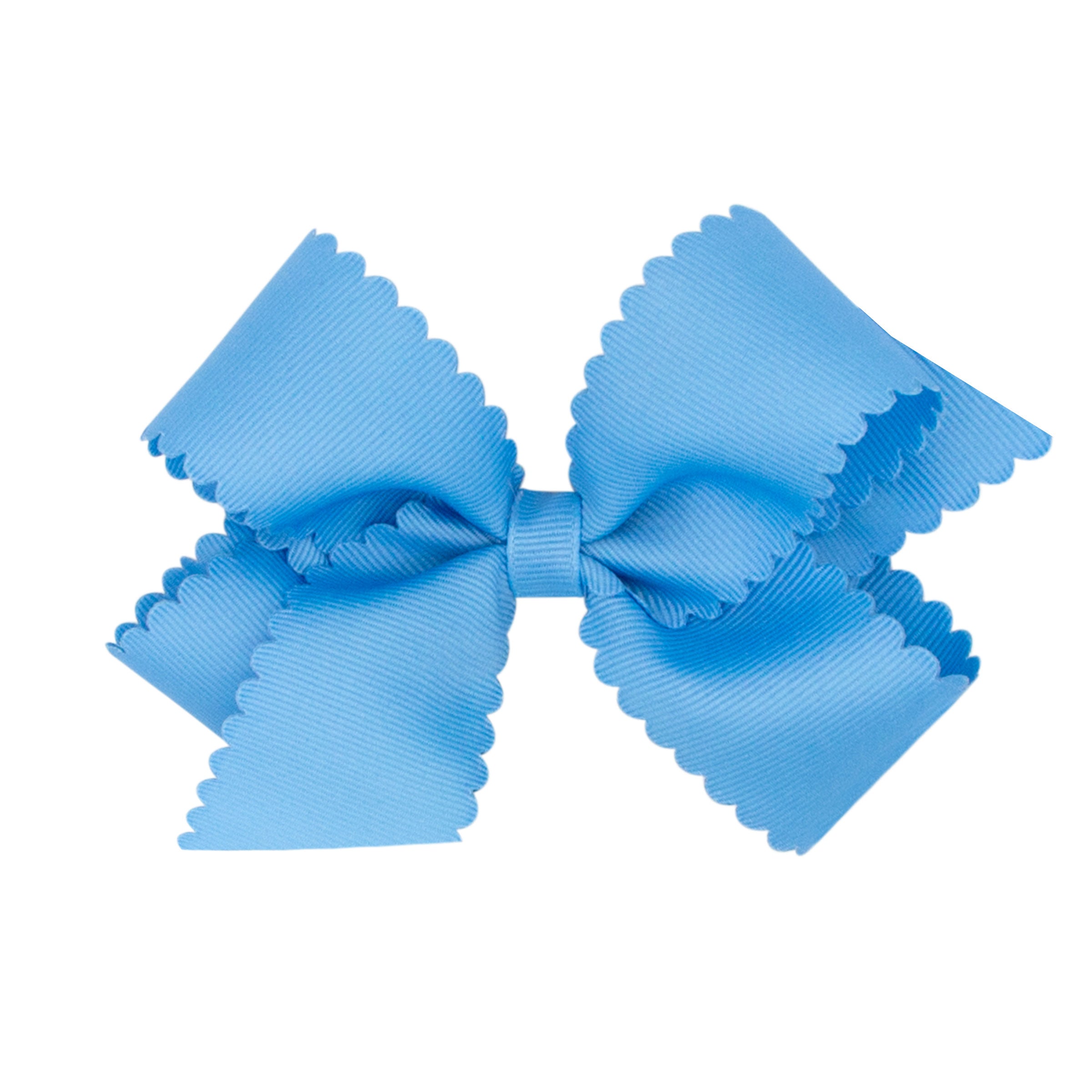 Wee Ones Medium Grosgrain Hair Bow w/ Scalloped Edge