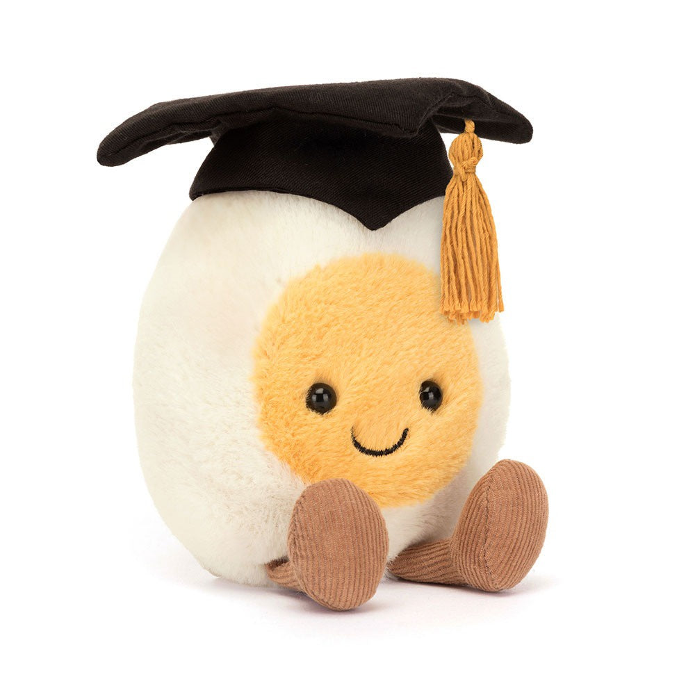 JellyCat Amuseables Boiled egg Graduation