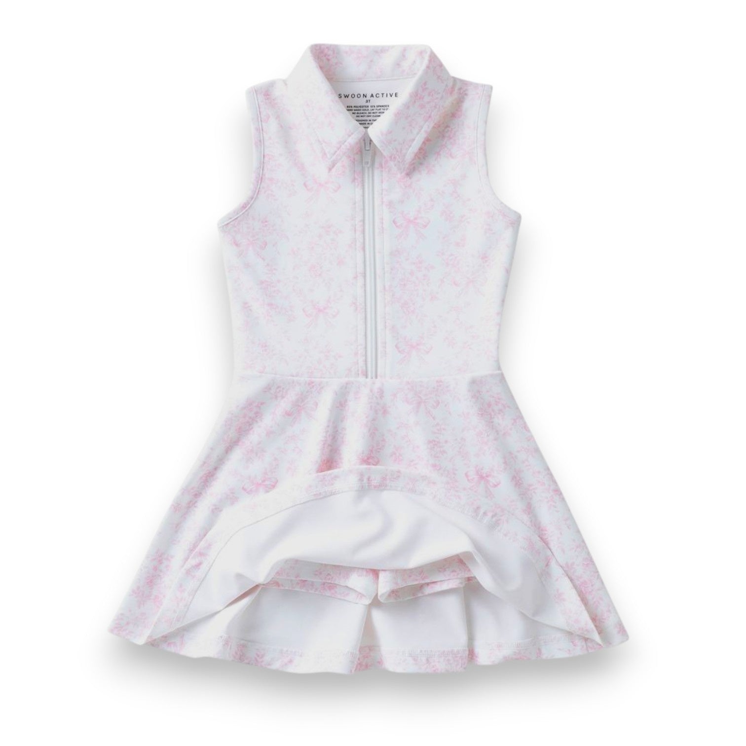 Swoon Kids Pink Toile Tennis Dress AF2605