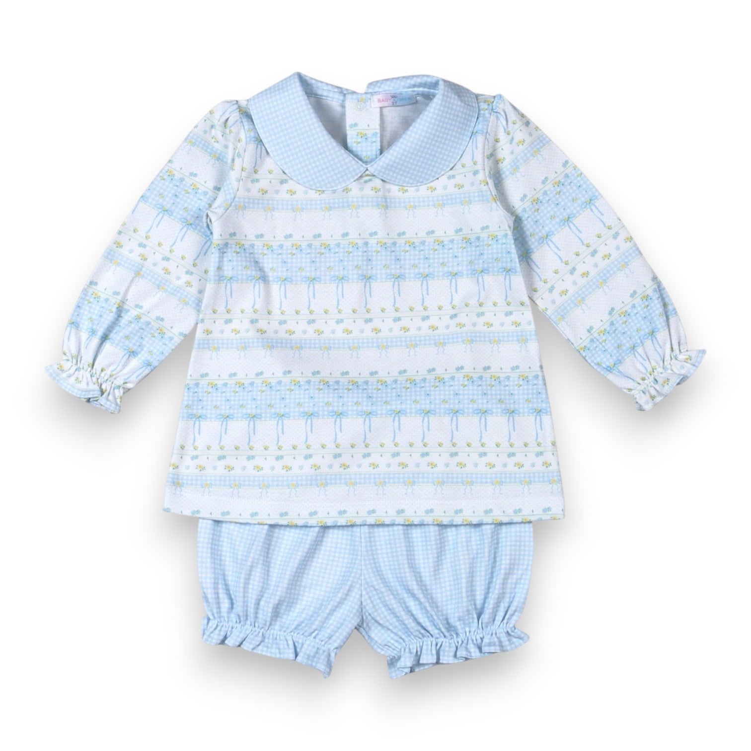 Baby Loren Alina Floral Pima Bloomers Set ALN-232