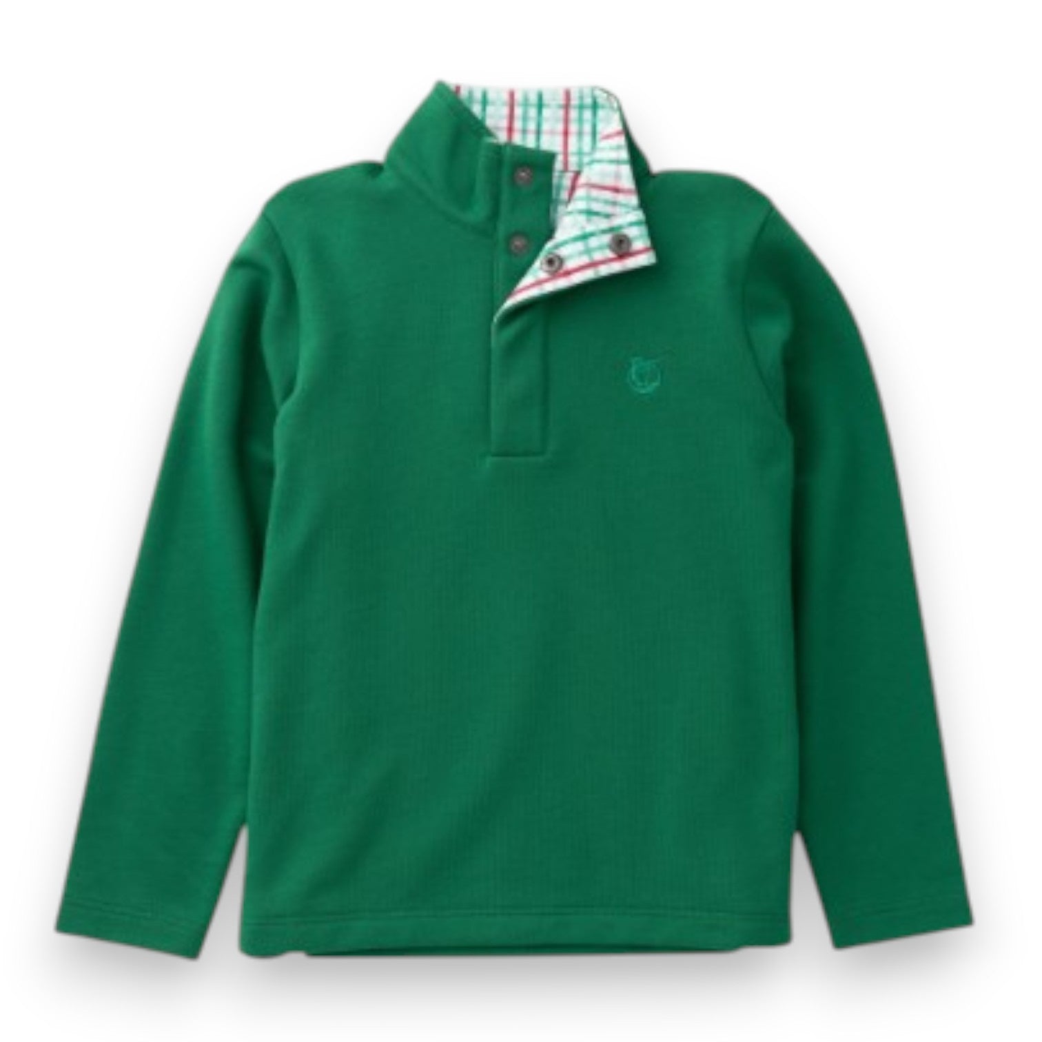 Prodoh Boy's Sporty Snap Pullover Abundant Green 5308