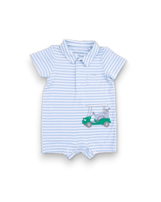Angel Dear Baby Golf Carts Blue Polo Shortie 5303