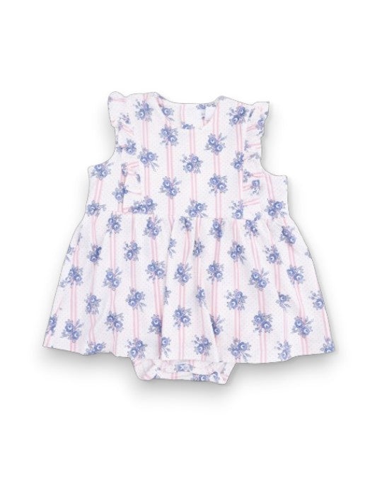 Angel Dear Ruffle Bodysuit Dress Stripe Dot Roses