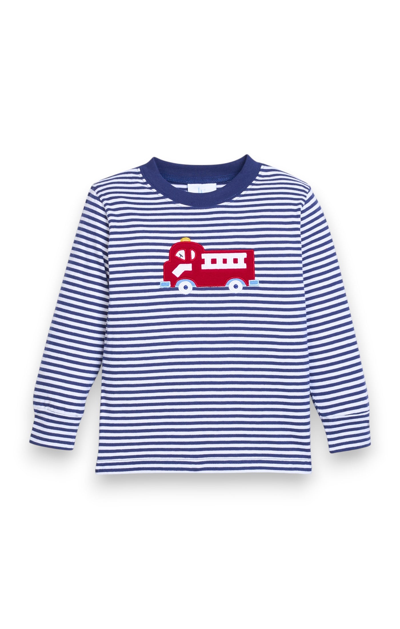 Little English Applique T-Shirt Fire Truck 5308
