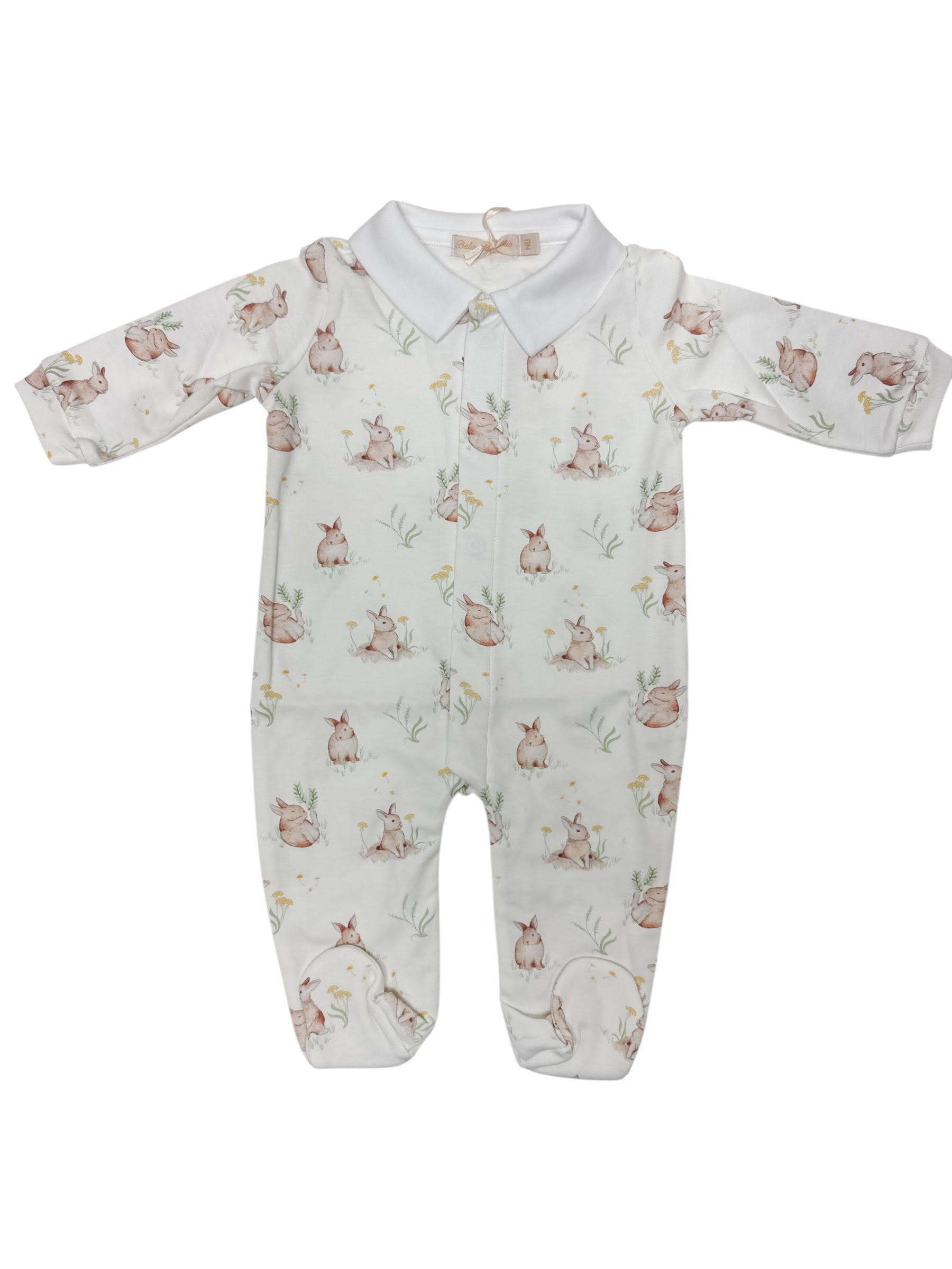 Baby Club Little Hops Boys Footie W/Collar FOO46352 5301