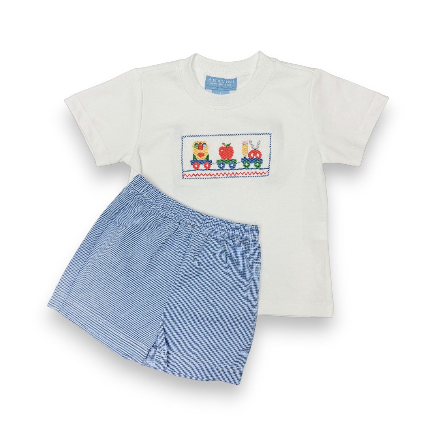 Anavini Back to School Boy's White knit Boy's T-Shirt S/S 300P-AF26