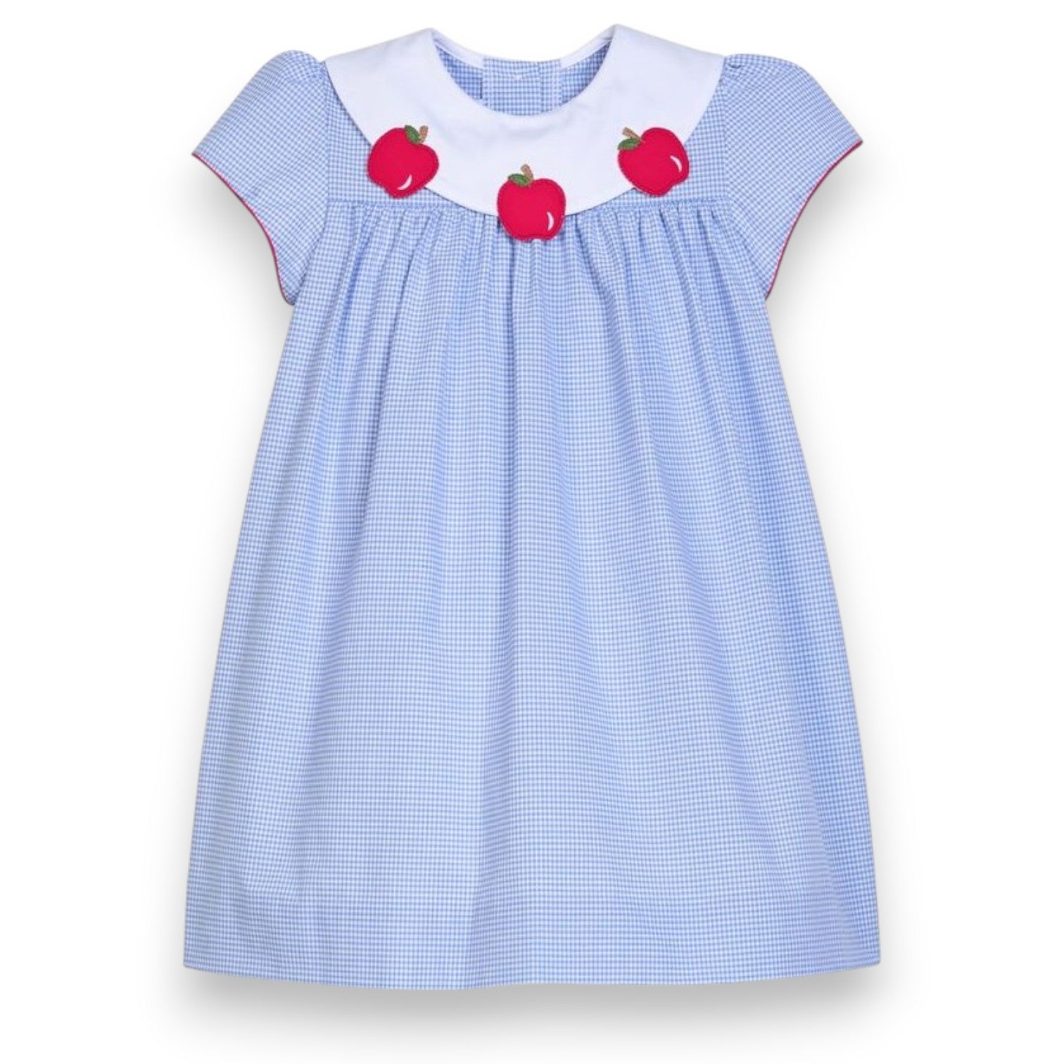 Little English Bib Dress Apples F10GD 5306