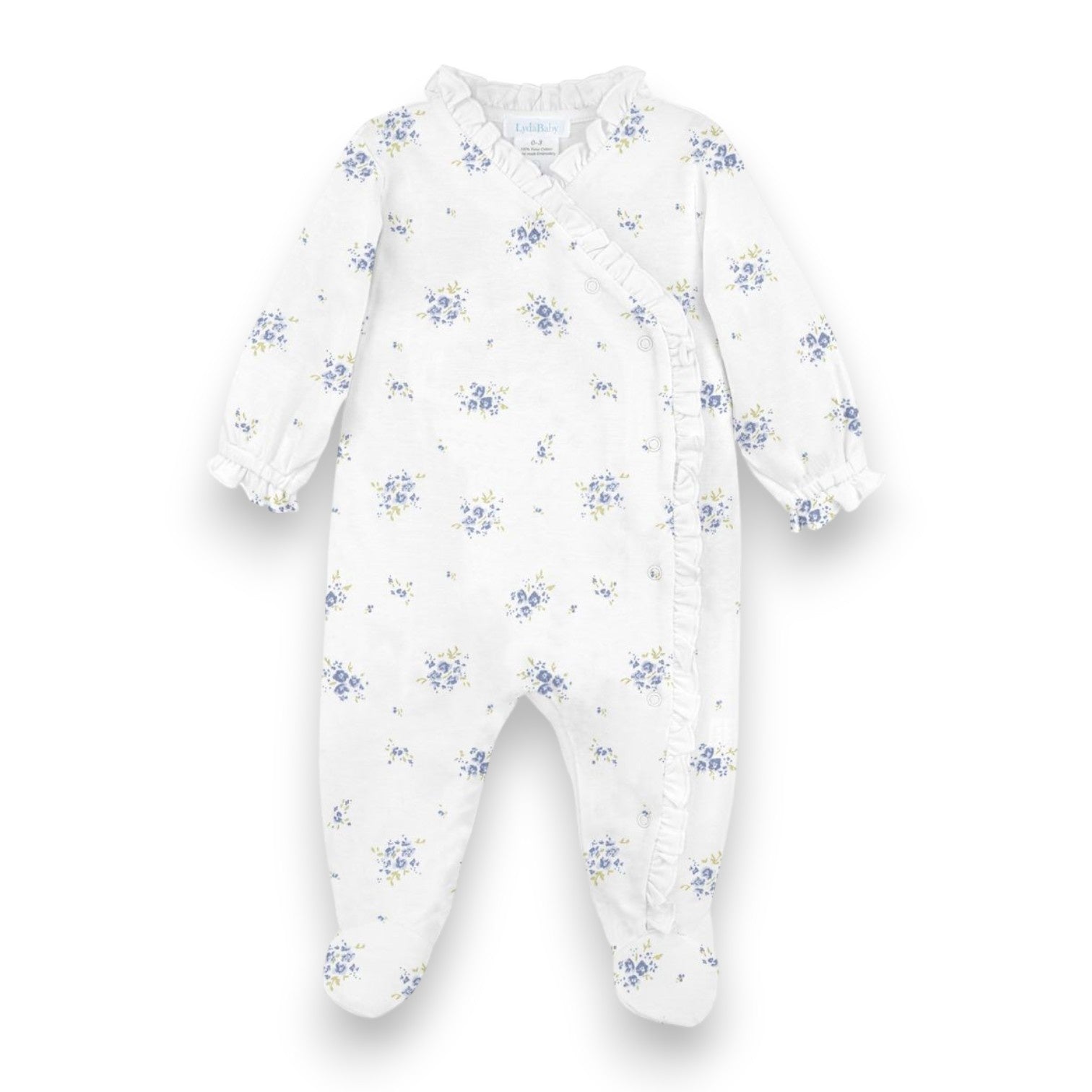 Lyda Baby Blue Harmony Footie PP100-7410