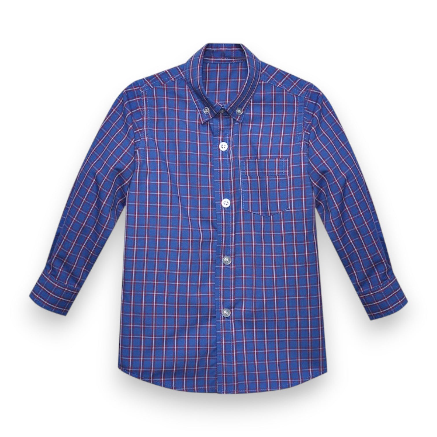 Remember Nguyen Blue Plaid Arthur Brother Button Down Shirt 2015ABSHt 5306