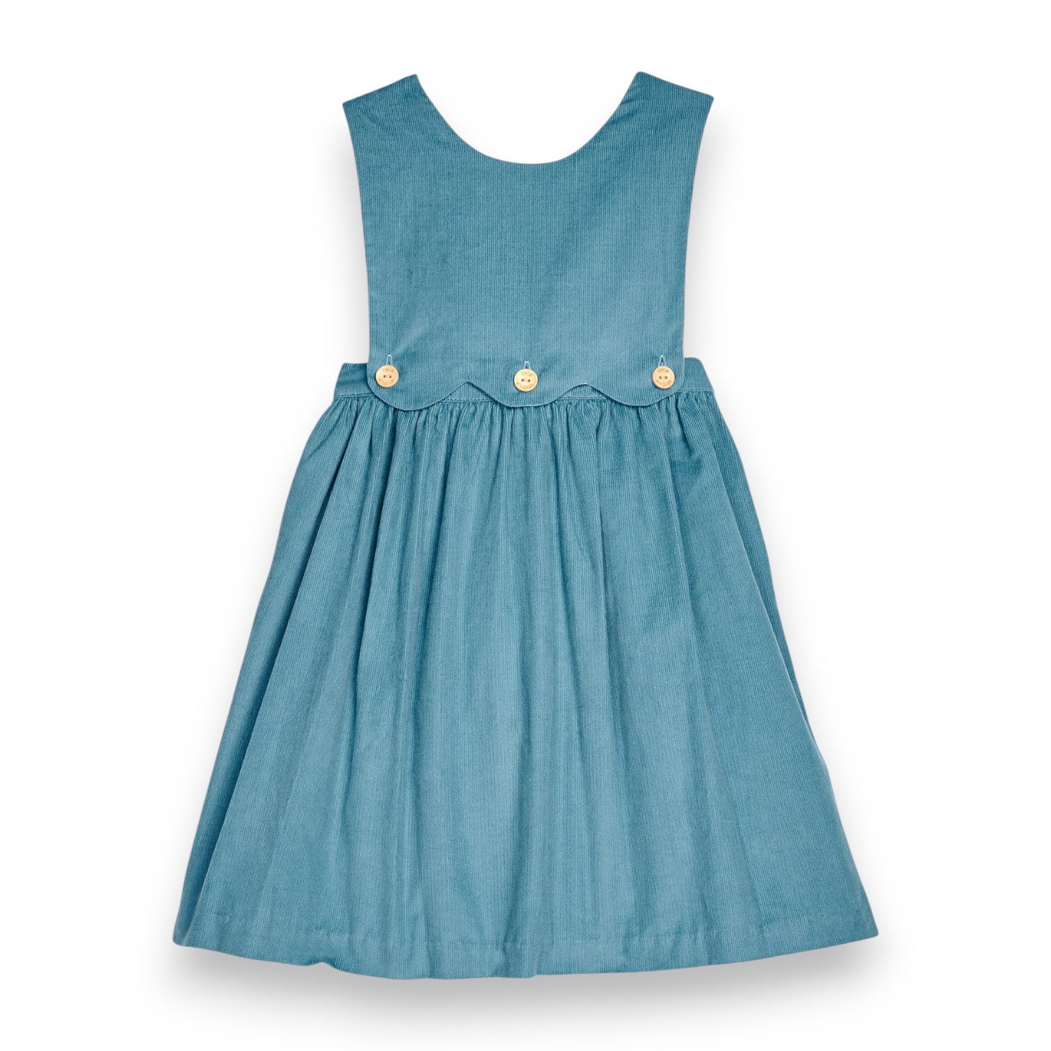 Little English Button Panel Jumper Alpine Corduroy 5308