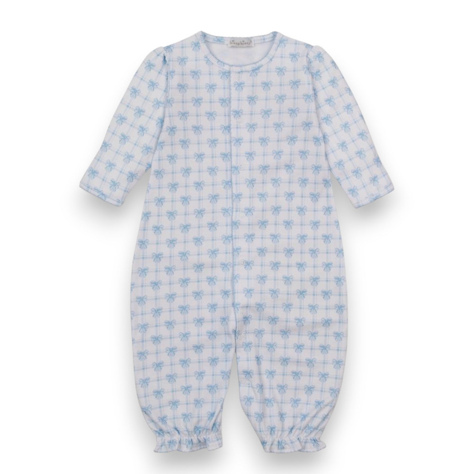 Kissy Kissy Windowpane Bows Converter Gown PRT 5306
