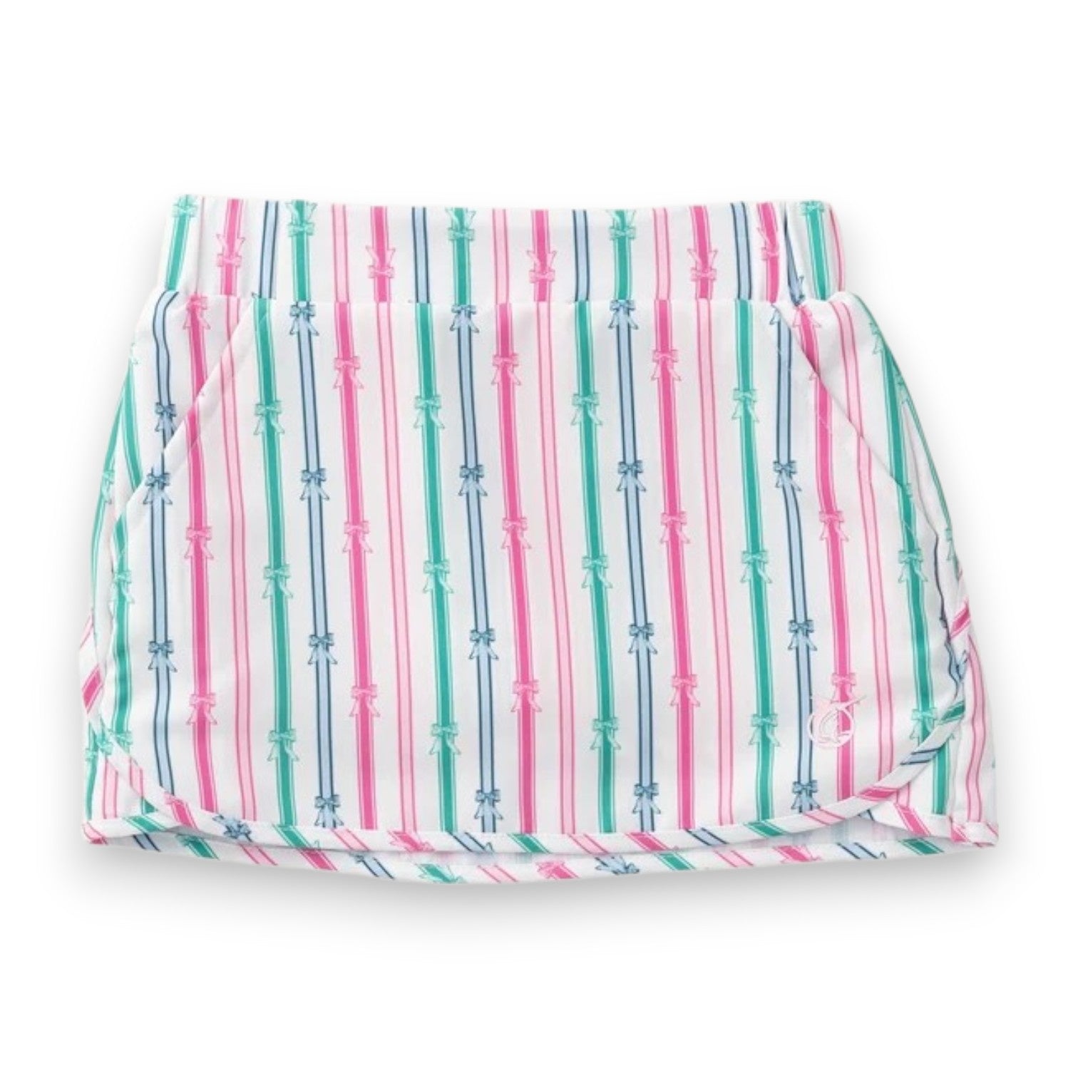 Prodoh Girl's Carolina Catch Skort Bow Stripe 5308