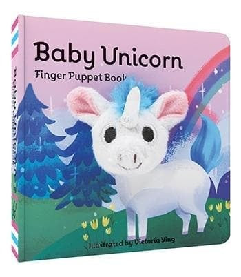 Chronicle Baby Unicorn finger puppet bk