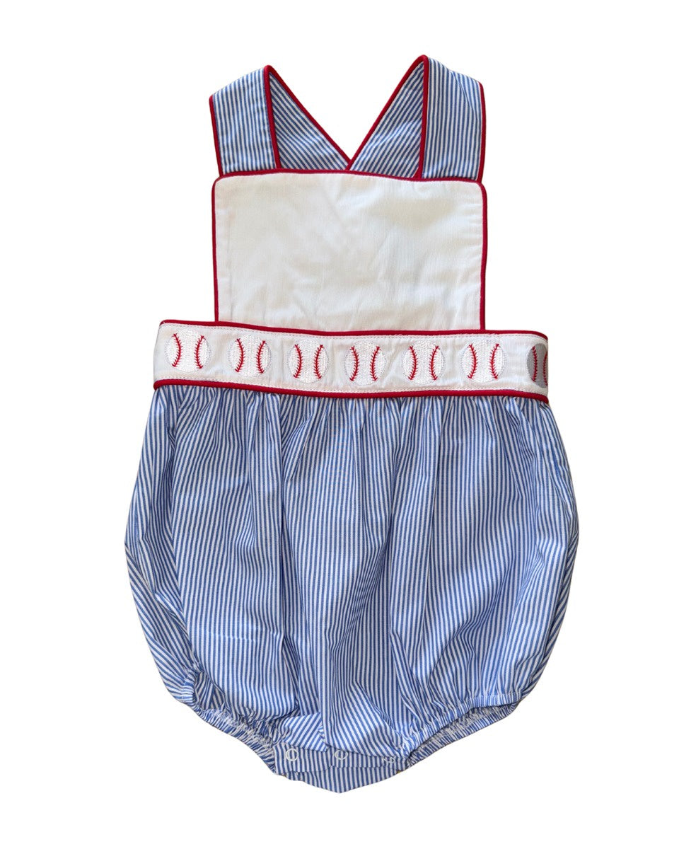 Whimsy Bay Classic Baseball Sunsuit WBS26-140 5302