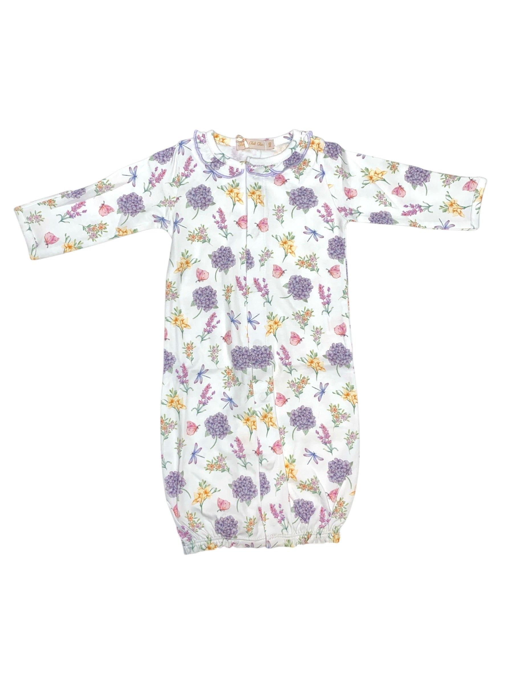 Baby Club Converter Gown w/Ruffle Spring 25 5201