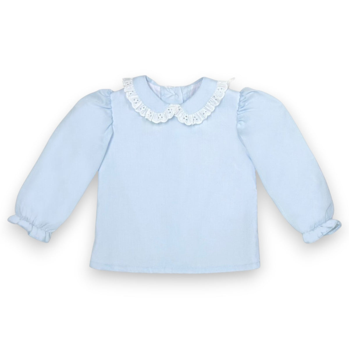 Zuccini Ally Blouse Lace Ribbon Collar