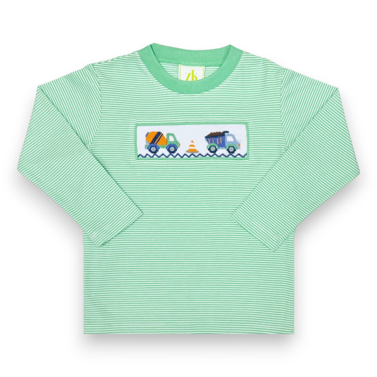 Zuccini Construction Harry Play Tee Covington Green Bitty Knit 5309