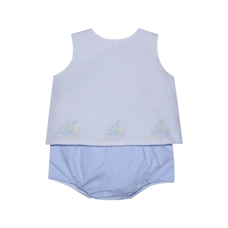 Baby Sen Blue Bailey Boy Diaper Set Sailboat DS115 5211
