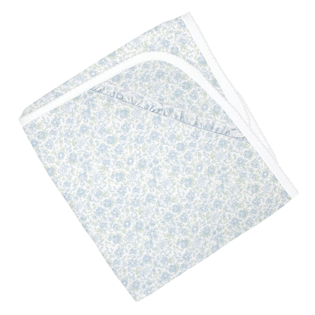 Lyda Baby Elegant Blue Floral Blanket PP01B-7300 5207