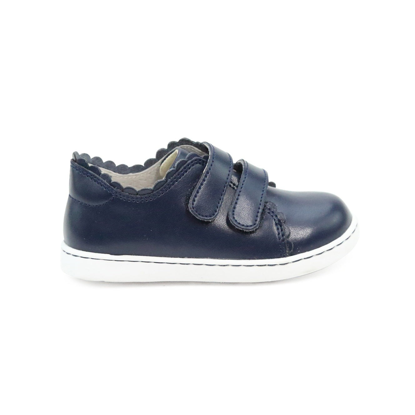 Lamour Caroline Scalloped Sneaker 678 Navy