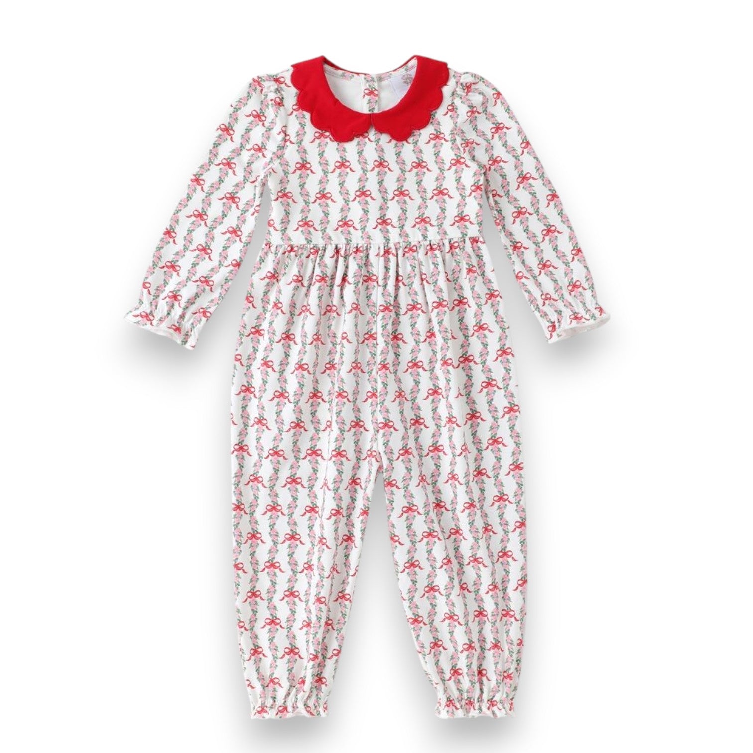 Swoon Kids Garland Bows Proper Romper F2641