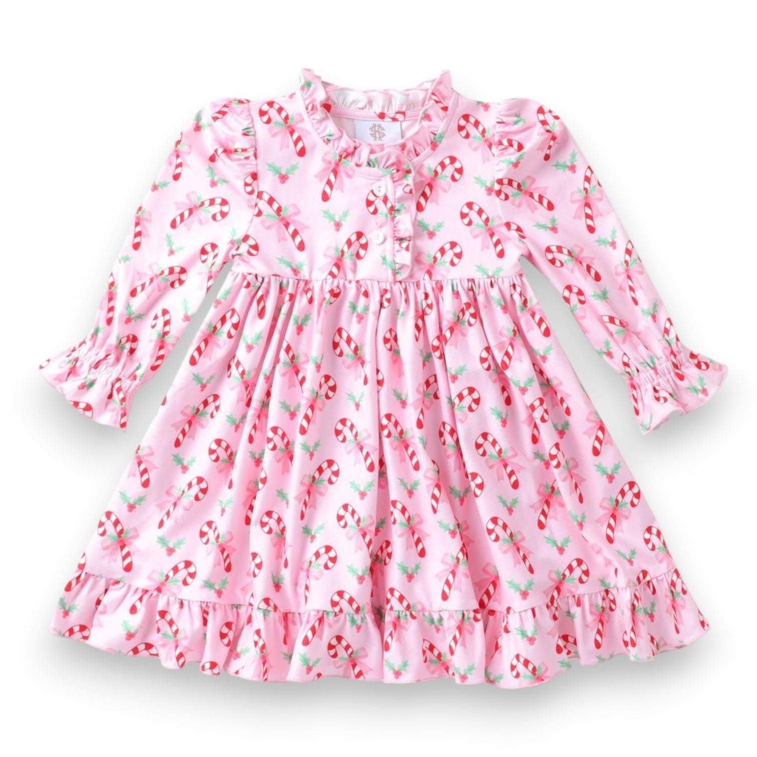 Swoon Kids Candy Cane Lane Butterknit Play Dress F2663