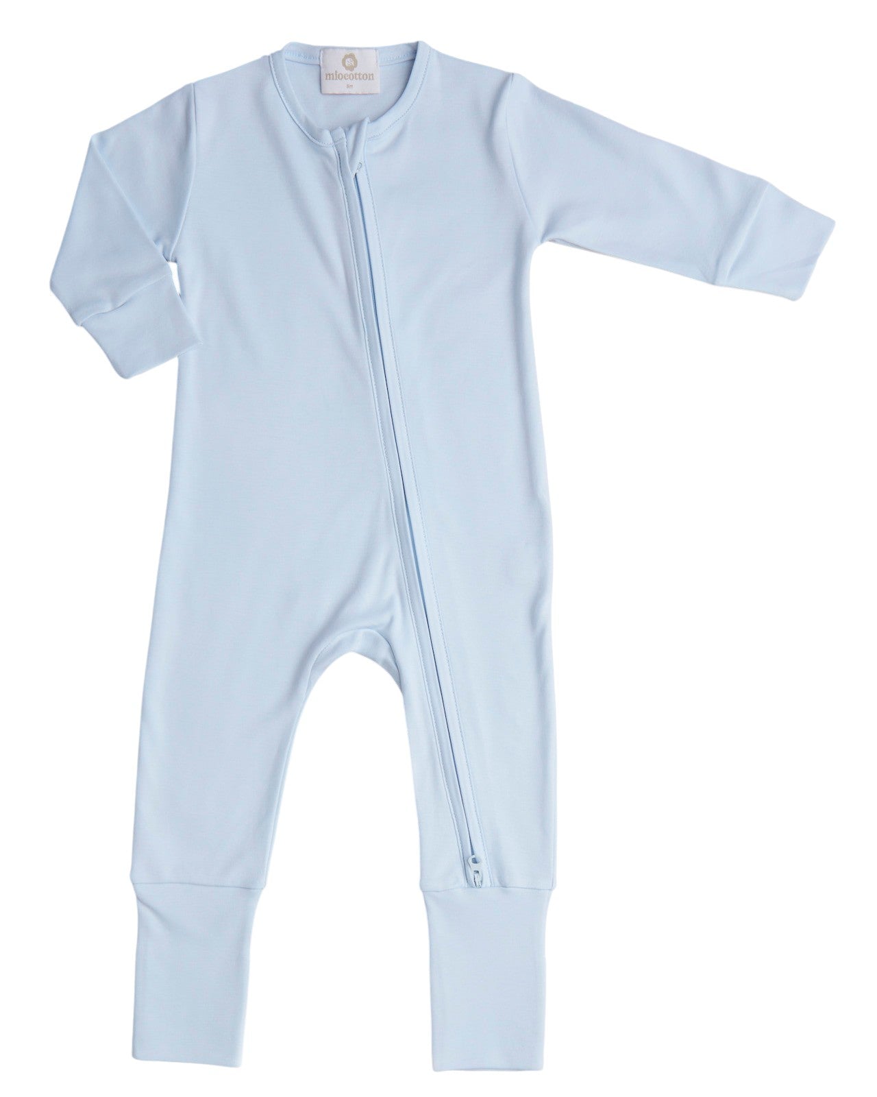 Miocotton Zipper Footie 5203