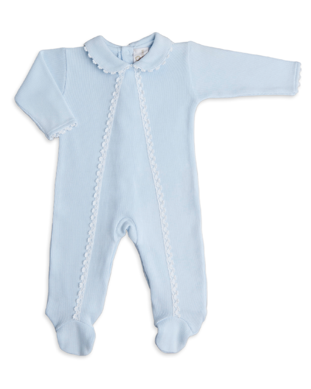 Miocotton Milen Footie W/Tatting 5203