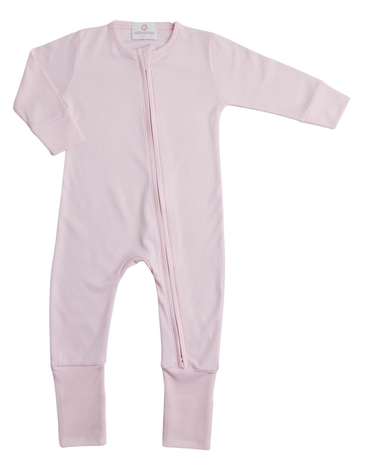 Miocotton Zipper Footie 5203