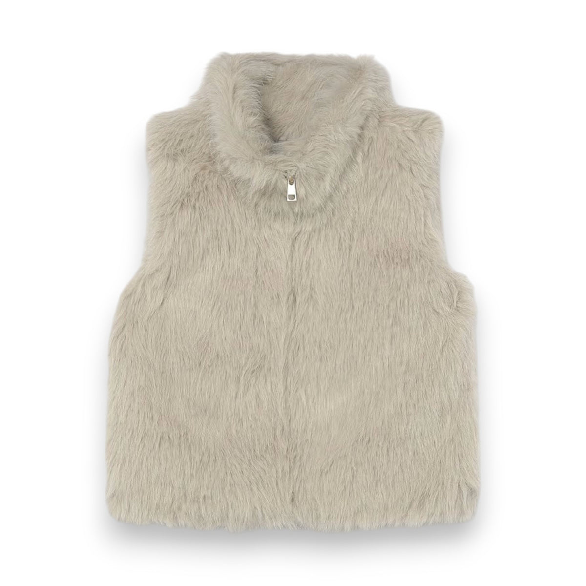 Mayoral Faux Fur Vest Stone 7305 5309