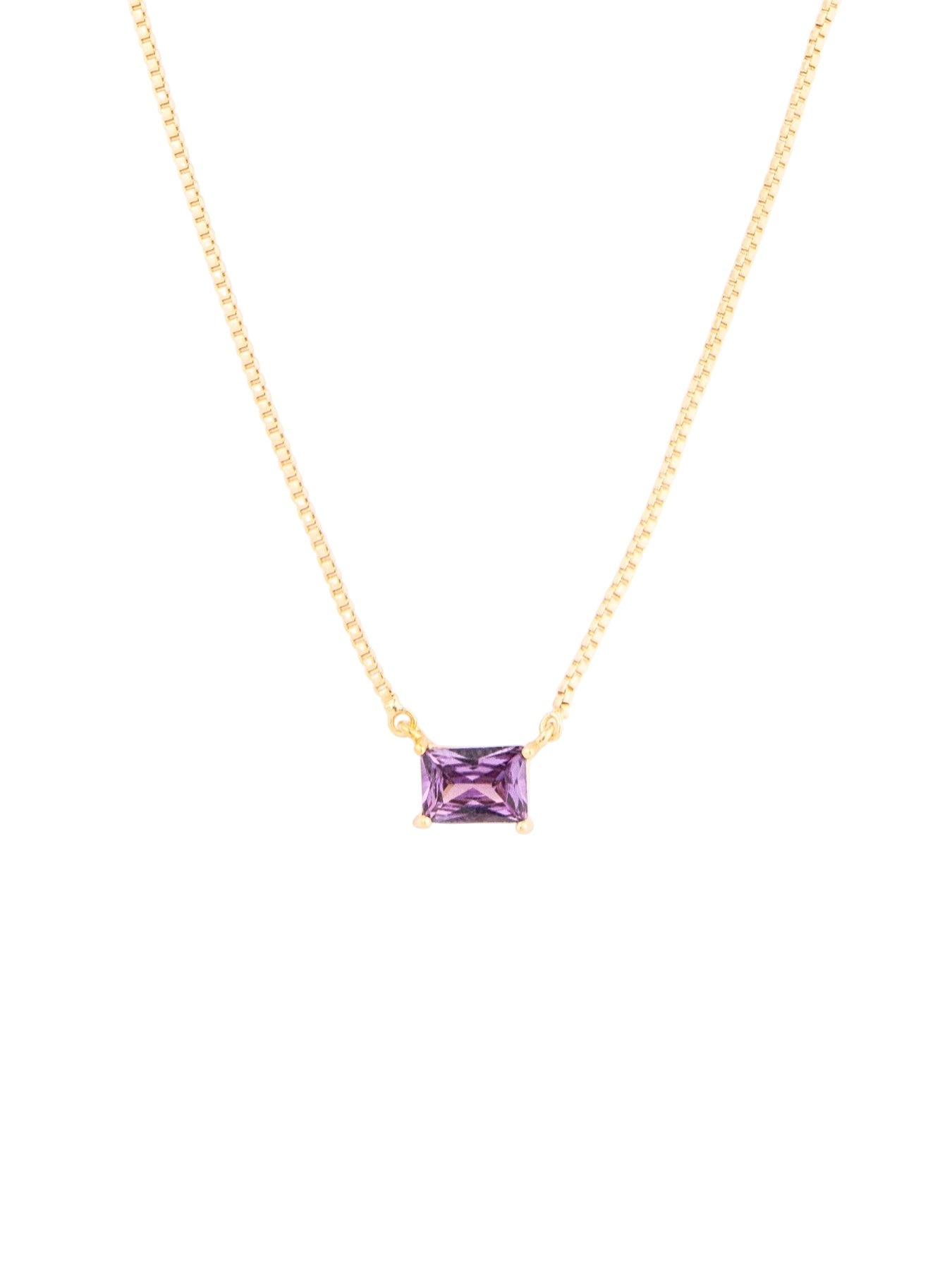 Michelle McDowell MM Girl 18k Gold Plated Birthstone Necklaces