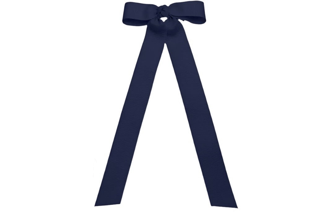 Beyond Creations Flat Bow w/ 7" Streamers On Alligator Clip