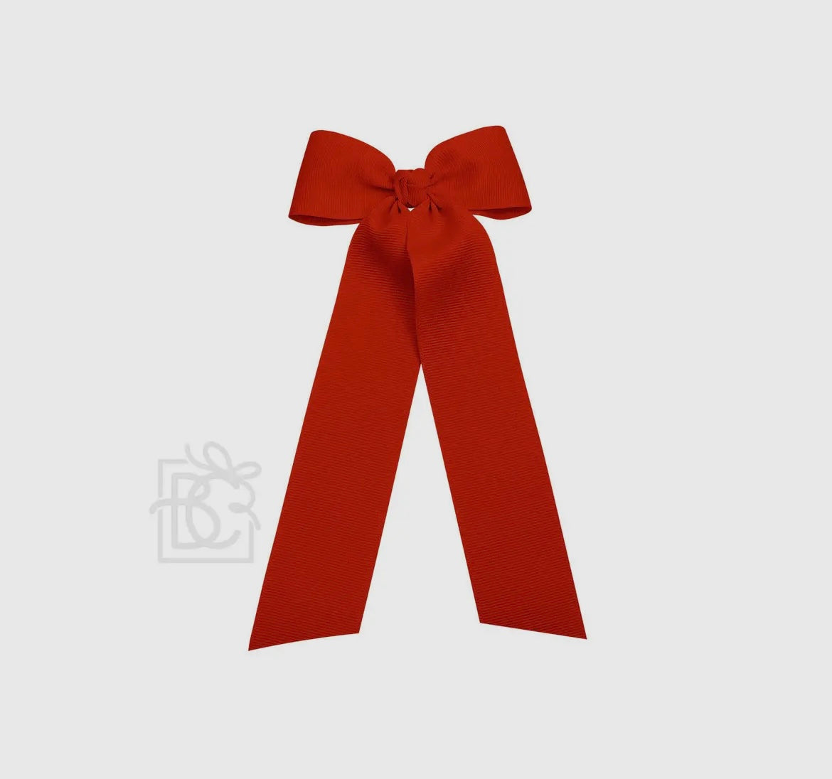 Beyond Creations Flat Bow w/ 7" Streamers On Alligator Clip