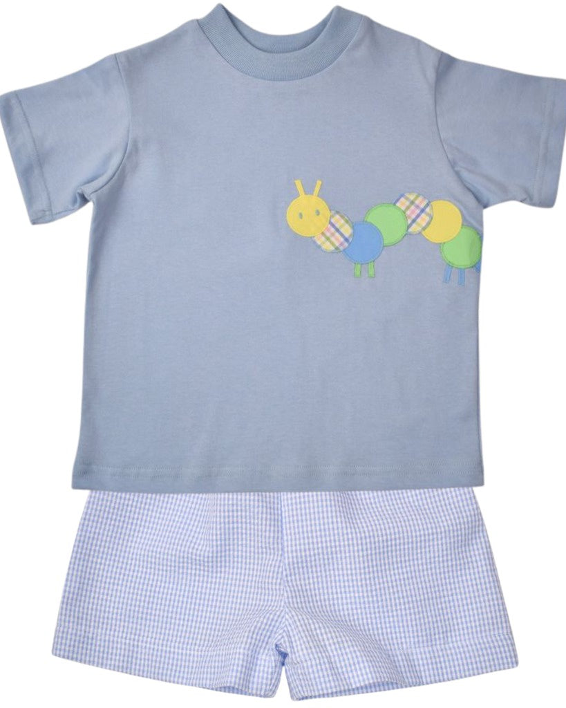 Funtasia Too Caterpillar Tee Shirt & Blue Seersucker Shorts 77310/77311 53092
