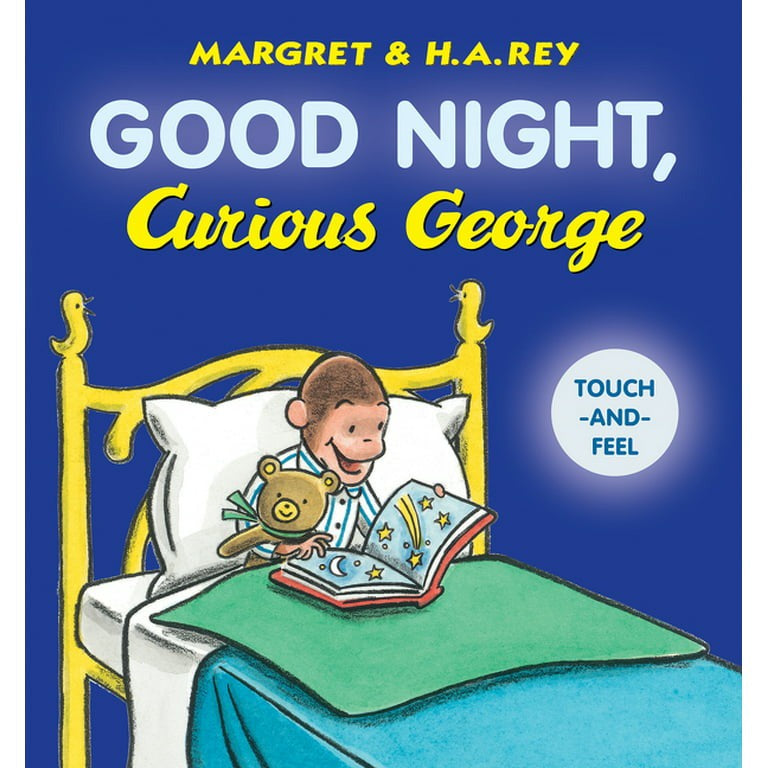 Harper Co. Good Night, Curious George Padded Board Book Touch-and-Feel