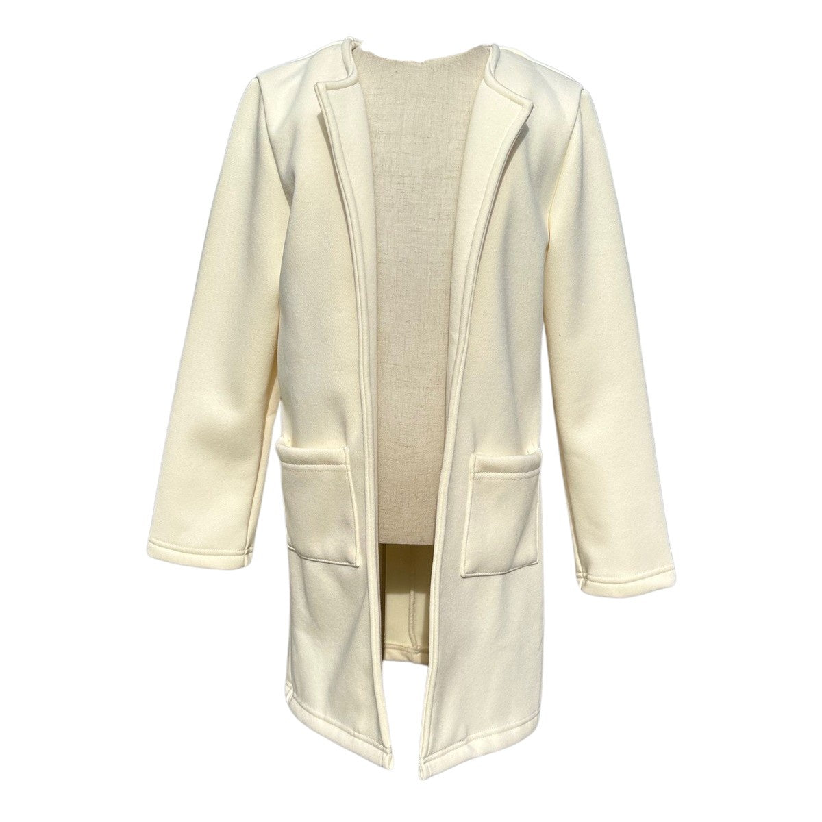 Pleat Hadley Cardigan Cream 5208