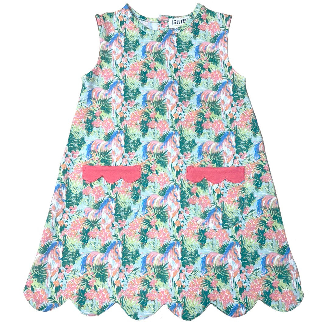 Ishtex Horse Girl's Dress 6S019 5303