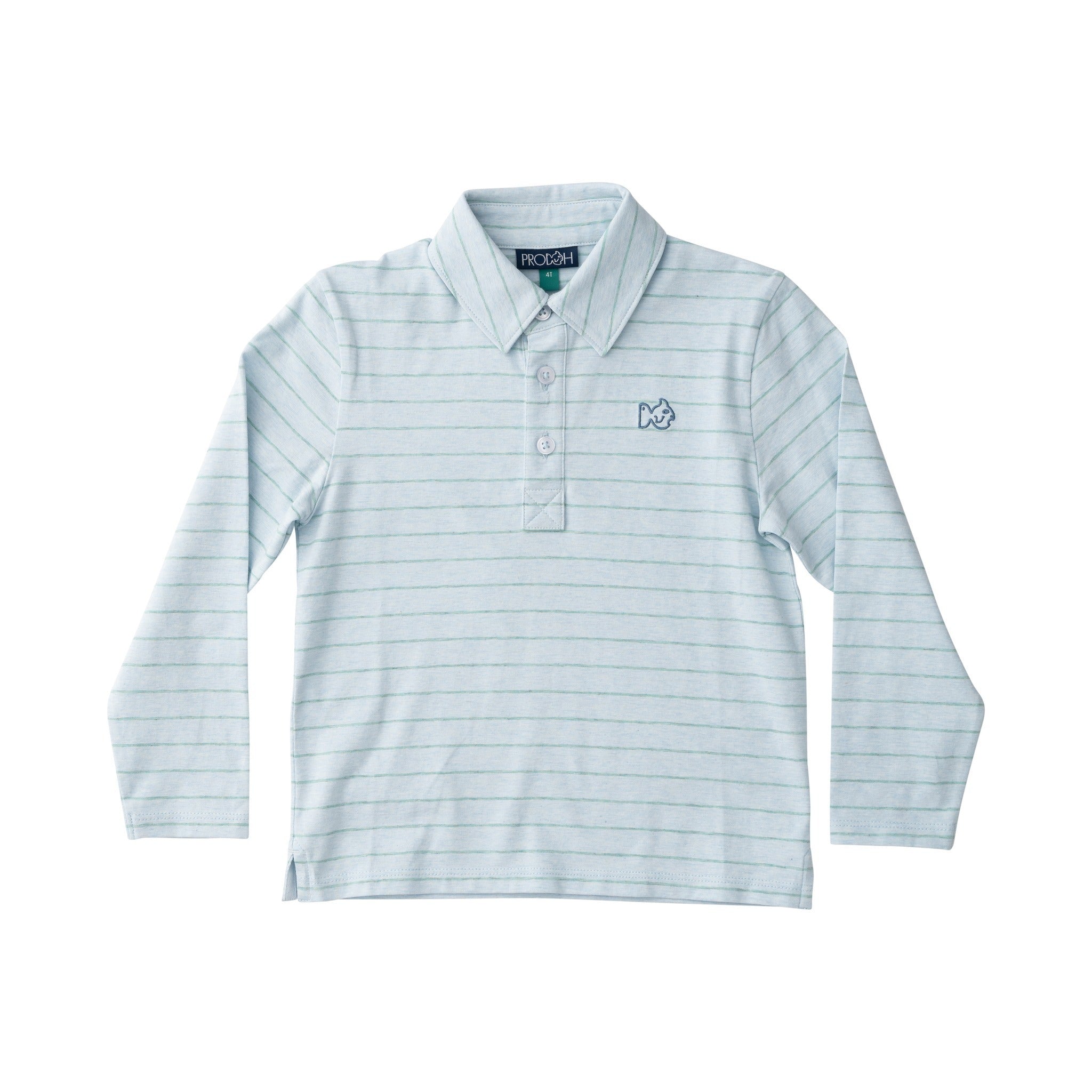 Prodoh Boys Long Sleeve Too Cool for School Polo 5208