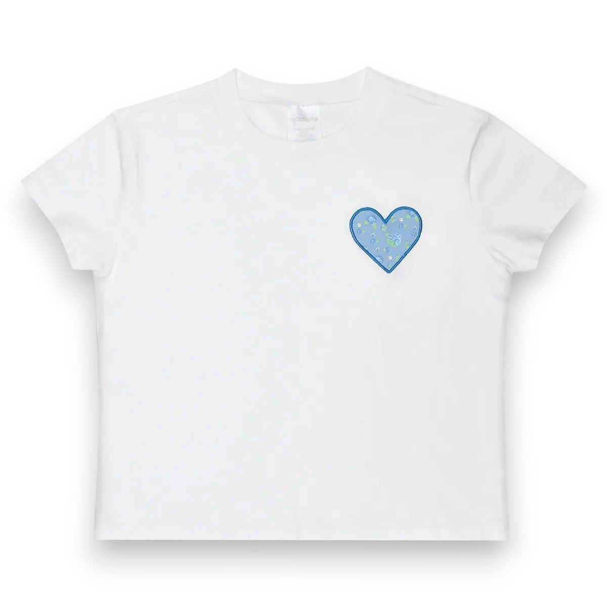 Iscream Blue Floral White T-Shirt