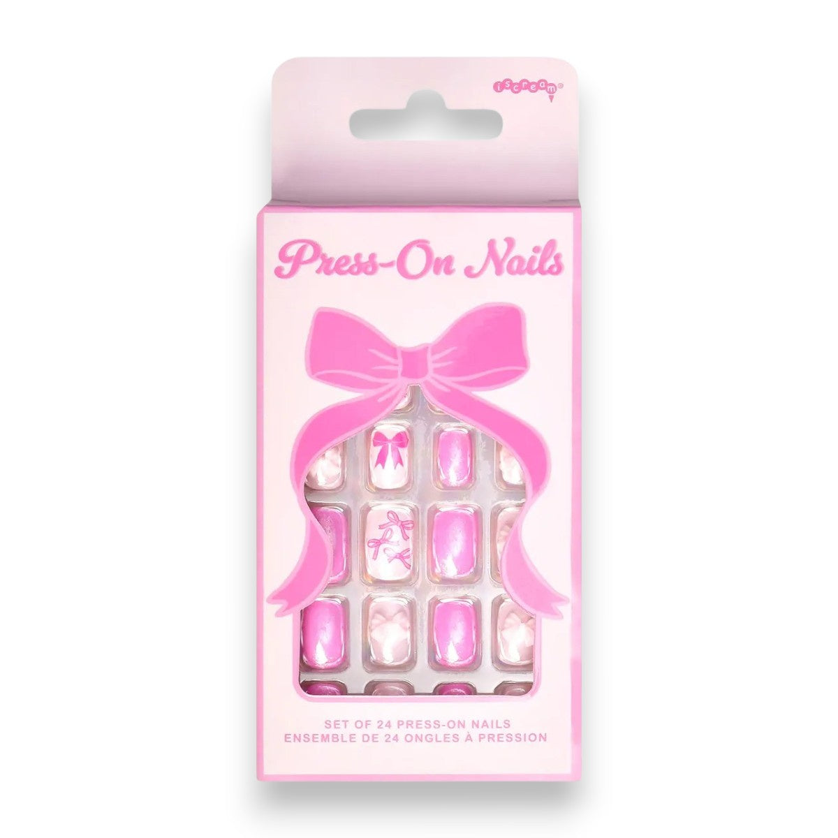 Iscream Bow Press On Nails