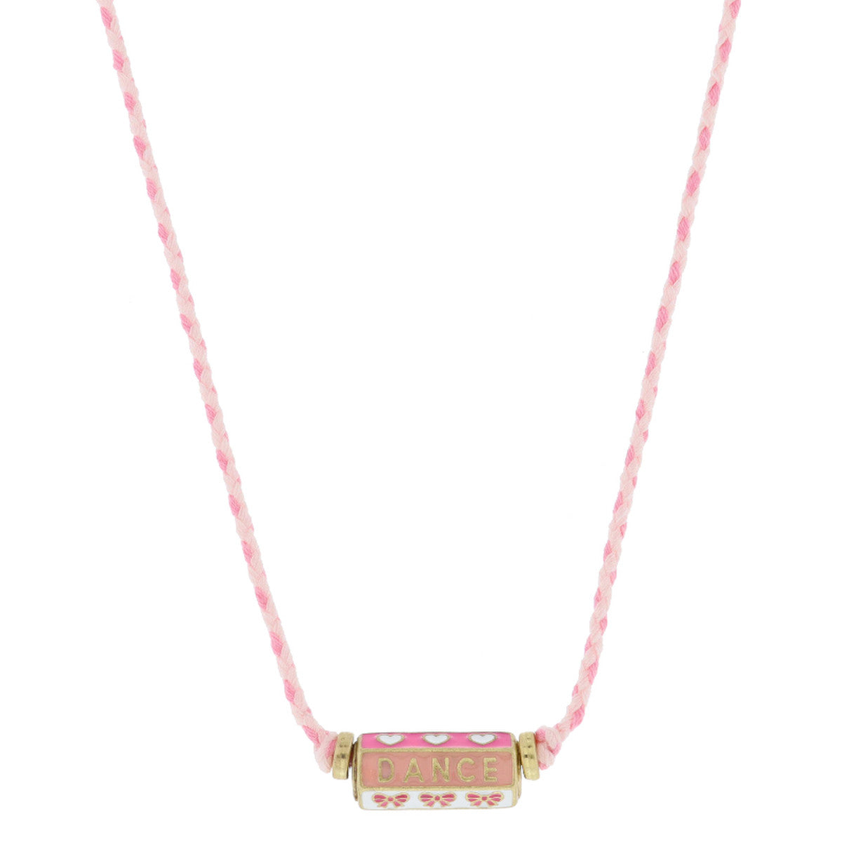 Jane Marie 6-Sided Enamel Cylinder Bar Necklace JM5879N