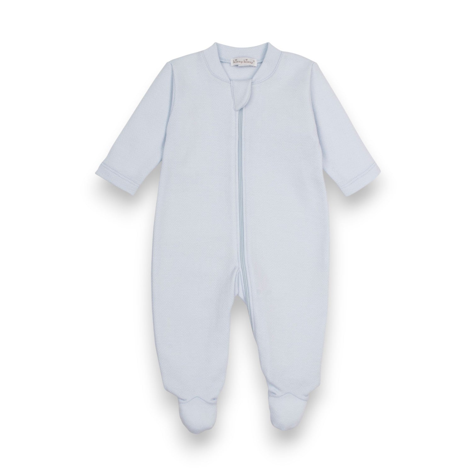 Kissy Kissy Baby Blessings Jacquard Footie W/Zip