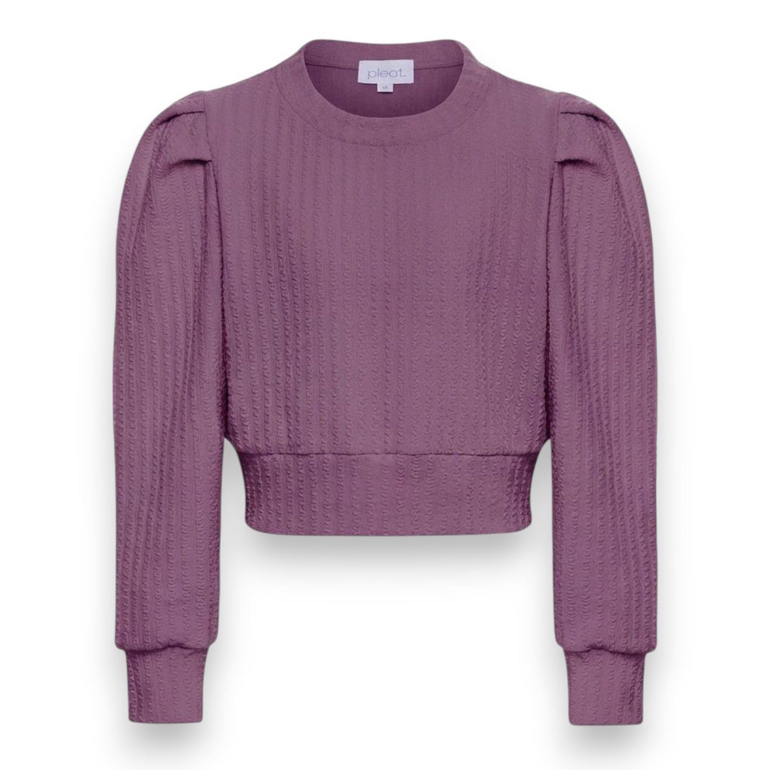 Pleat Jane Textured Sweatshirt Fall 2026