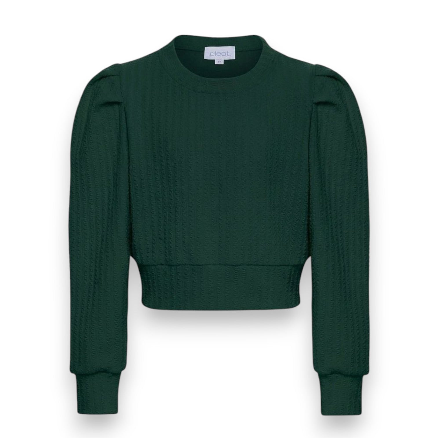 Pleat Jane Textured Sweatshirt Fall 2026