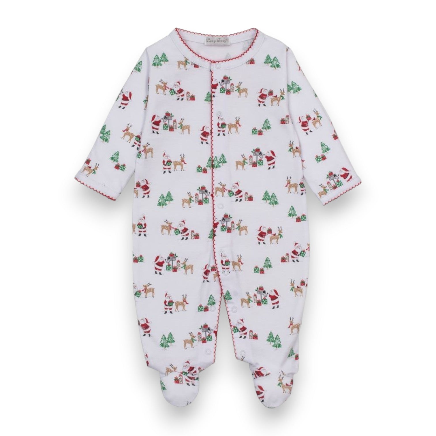 Kissy Kissy North Pole Reindeer Footie PRT KNQ14424N-K999 5308