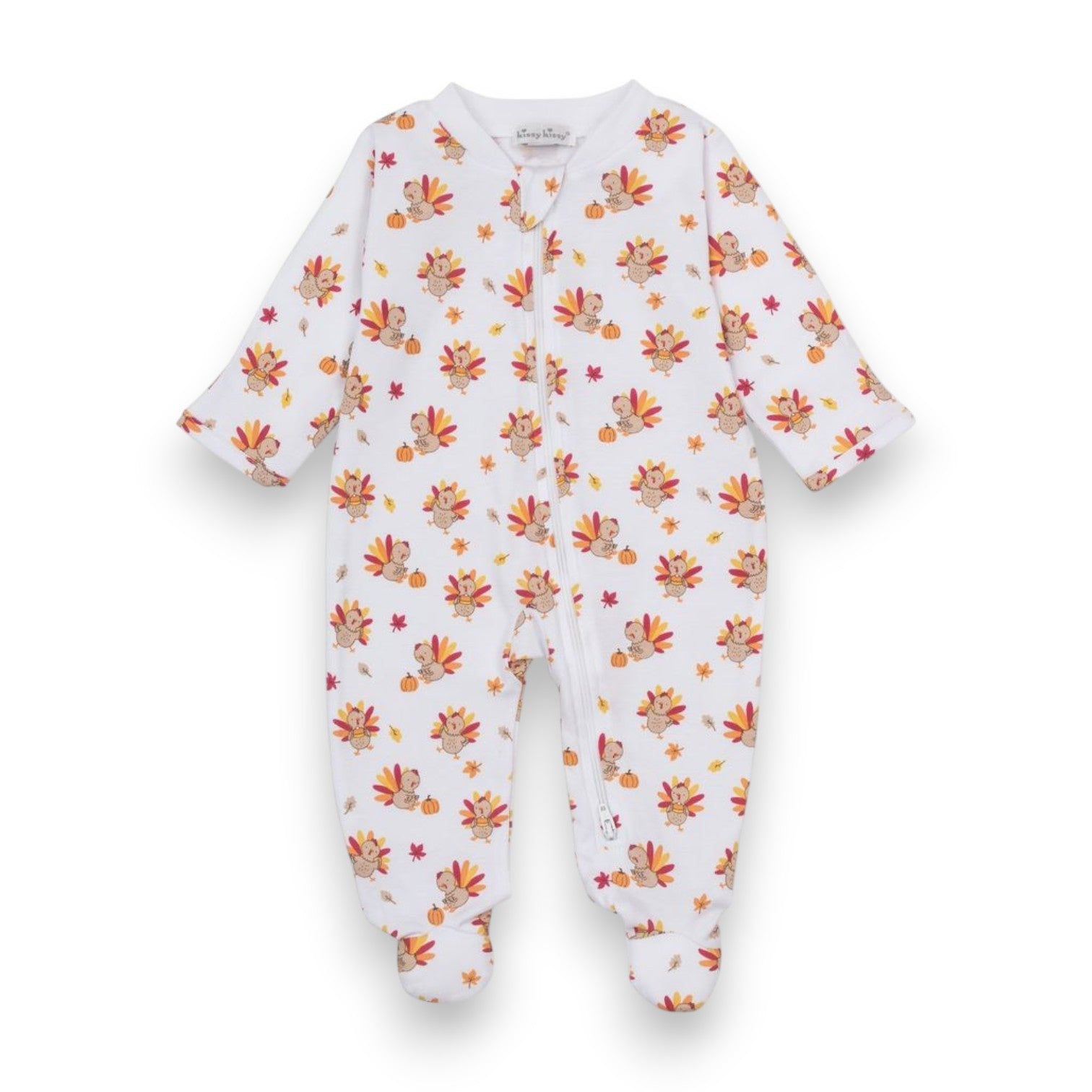 Kissy Kissy Turkey Talk Footie W/Zip KNQ14505N-K999