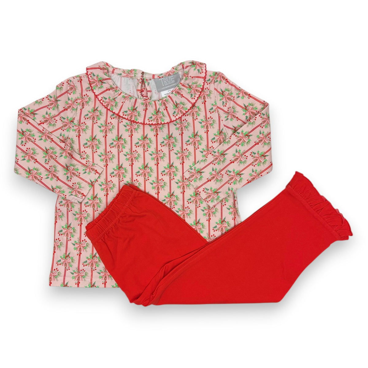 True Christmas Bow Legging Set 2040 5310