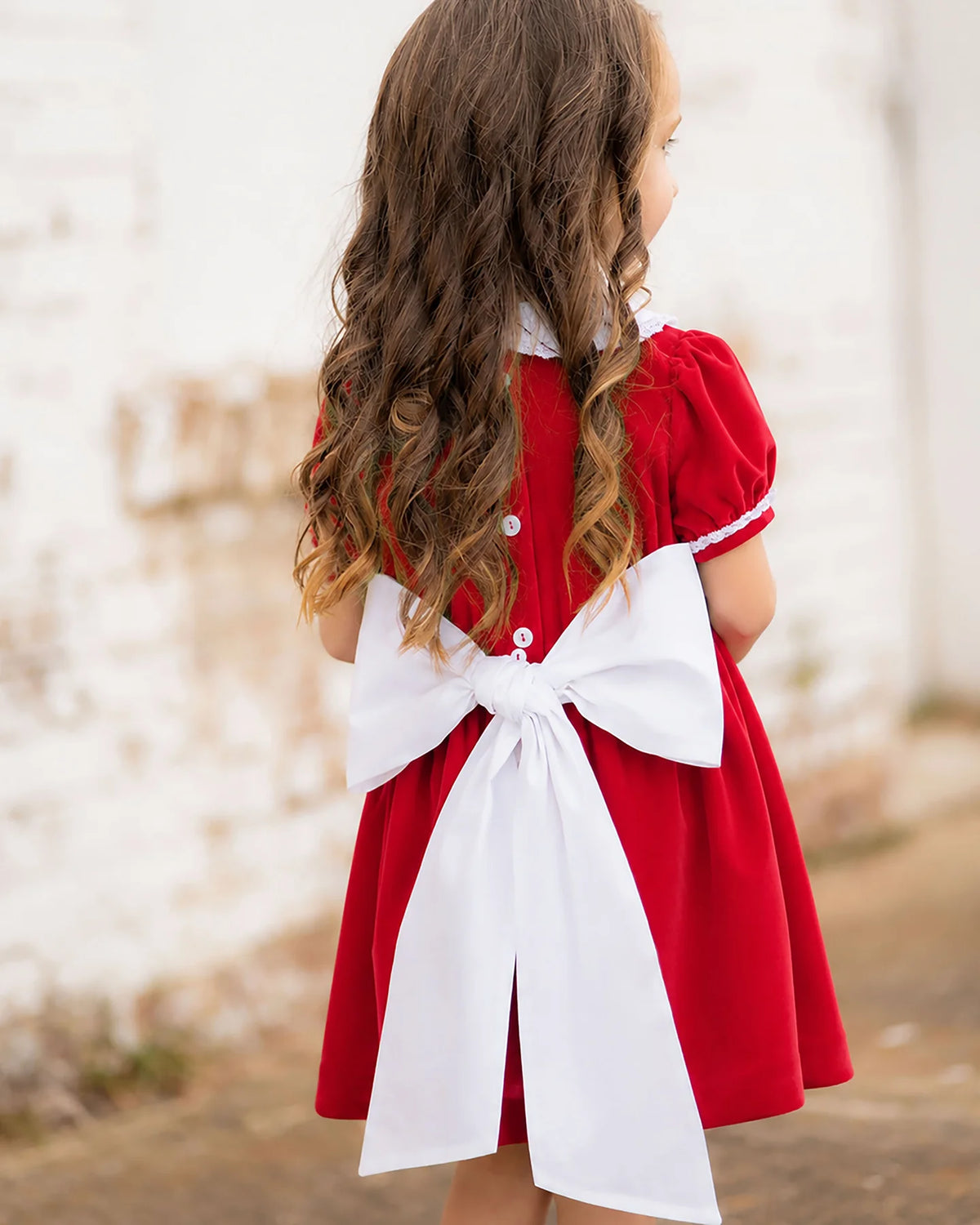The Yellow Lamb Isabella Dress Red Velvet