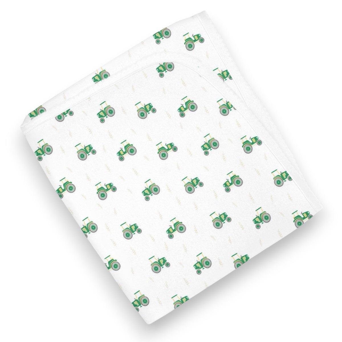 Lyda Baby Little Farmer Blanket White/Green PP01-7417