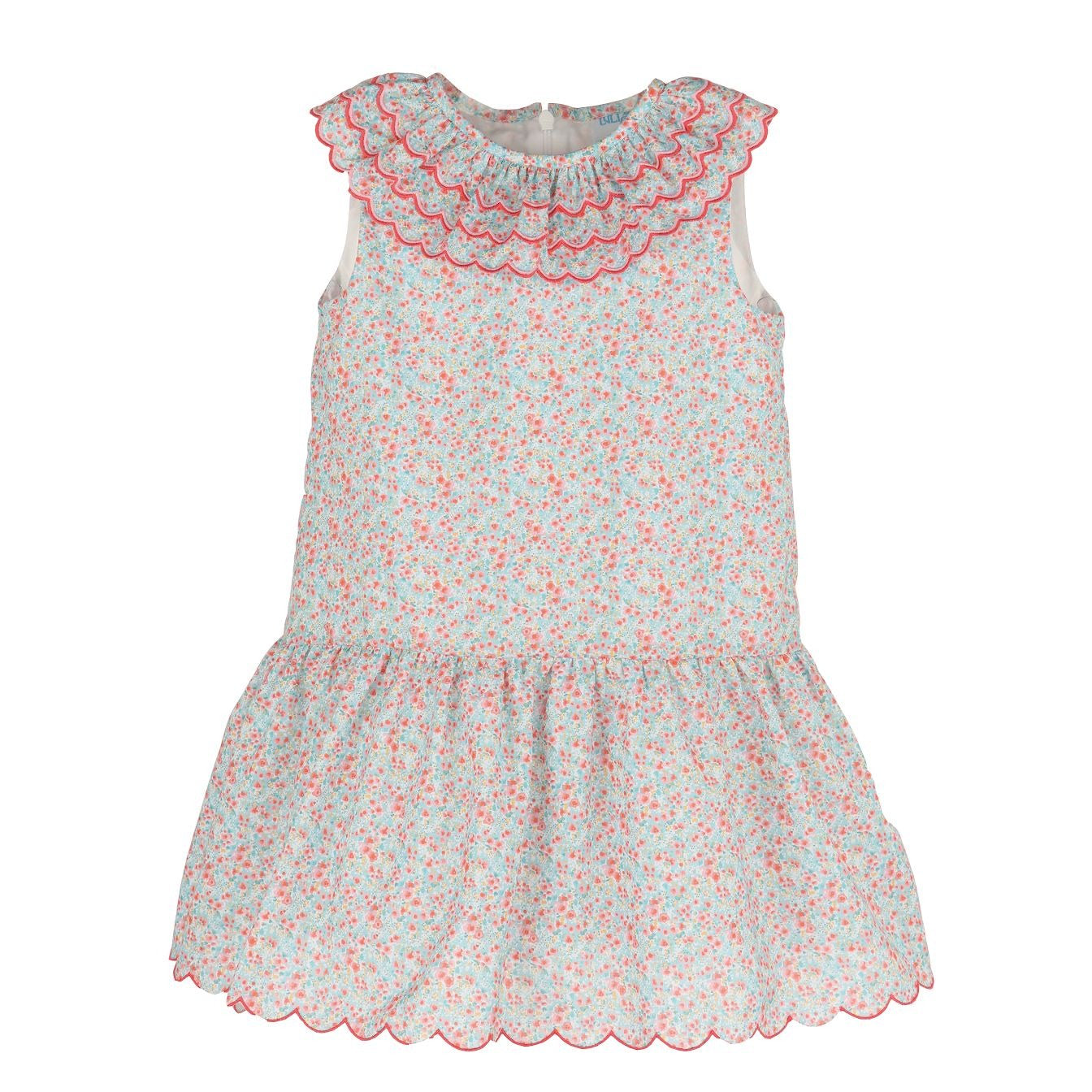 Luli & Me Sea Coral Dress 26SL83 Pink 5302